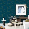 Wallpapers Modern Geometric Abstract Wall Papers Vinyl Waterproof Barber Shop Living Room Background Wallpaper Roll Mural 220927