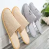 Zapatillas desechables zapatos de huéspedes para el hogar zapatillas de algodón hotel de lino spa amarillo gris cómodo suave suave suave gcb15794