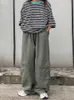 Women's Pants Capris Harajuku Kpop Y2k Baggy Cargo Pants Women Y3k Cyber Japanese Loose Wide Leg Trousers 90S Hippie Pockets Gothic Oversize Pants T220926