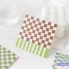 Notes MOHAMM 30 PCS Check Pattern Grid Memo Pads pour Notebooks Scrapbooks Cute School Supplies Planners 220927