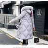 2022 winter mantel verdickt parka frauen nähen schlanke lange winter mantel unten baumwolle damen unten parka unten jacke frauen