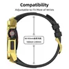 for Apple Watch Series 7 6 5 4 SE Premium Stainless Steel AP Modification Kit Tough Armor Protective Case Band Strap Cover 44mm 45