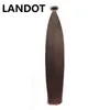 Landot 10a 150g Virgin Remy Bant İnsan Saç Uzantıları Tam Kütikül Orijinal Brezilyalı Perulu Perulu Malezya Skin Weft5761137