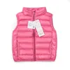 Waistcoat Children Down Vest Girls Sleeveless Jacket Winter Waistcoats pojkar Autumn Ytterkläderrockar 2-12 år barn Varma kläder 220927