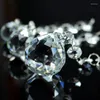 Decorative Figurines Crystal Glass Ball 30mm Pendants Balls & Chandelier Prisms Clear Faceted Hanging Crystals For Wedding Craft