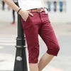 Pantaloncini da uomo 2022 uomo moda estate cotone sottile dritto slim fit fitness uomo business casual tinta unita W226