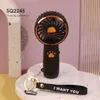 Ventilateurs électriques Mini Hand Held Fan Cooler 3 Vitesses Bureau Rechargeable Refroidissement Portable Été Ventilateur Extérieur Corps Outil De Refroidissement T220924