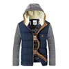 Men039s Down Brand de Parkas Jaqueta de inverno Homem Tamanho Europeu M 3xl Casual Casual Algodão Mens Casaco Mens com Capuz Casaco Masc5449101