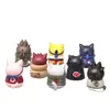 Anime Manga 8pcs Ustaw anime rysunek kawaii mini Q wersja PVC Model Action Doll Cartoon Toys for Children Drop 220923