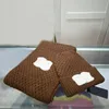 Fashion Designer Ladies Spring Autumn Winter Fisherman Hat Scarf Set Cashmere Knitted Letters 2022