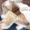 Storage Bags 5Pcs Reusable Mason Jar Bottles Nuts Candy Cookies Bag Waterproof Seal Fresh Food Sandwich