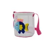 Jouets pour enfants Sacs de plage 3D Animal Shell Jouets Collecte Sac de rangement en plein air Mesh Bucket Tote Organisateur portable Splashing Sand Pouch GWB15804