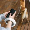 Dog Collars LEASHES格納式LEDライト大型S PET製品のための柔軟な子犬猫の牽引力220923