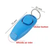 Fischietto per cani e clicker Cucciolo Smetti di abbaiare Strumento di aiuto per l'addestramento Clicker Addestratore portatile Prodotti per animali domestici JNB15819