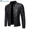 Men's Leather Faux Men Jacket Motorcycle 5XL Jackets Black Jaqueta De Couro Masculina Outwear Male PU Coats Mens ZA319 220926