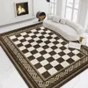 Carpets Chessboard Pattern Carpet Living Room Lounge Rug Children Bedroom Modern Moroccan Coffee Table Floor Mat Area Large