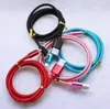 Trenza de metal tipo C Cables de teléfono micro USB Cable de cargador para Samsung S20 S20plus S9 S8 Android 1M 2M 3M