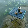 Camp Furniture Multifunctional Outdoor Camping Folding Desk Aluminum Alloy Portable BBQ Table Furnishings