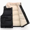 Gilet Enfants Coton Gilet Col Rabattu Enfants Vêtements D'hiver Couleur Unie Sans Manches Gilets Pour Filles Garçons Doux Survêtement Casual 220927