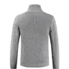 Herrtröjor vinter turtleneck tröja mode stor storlek pullover höst varma skjortor retro kläder stickning 220927