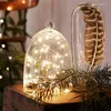 Cordes fil d'argent LED guirlandes lumineuses éclairage de vacances pour fée arbre de noël guirlande de mariage décoration intérieure