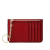 10pcs Card Holder Pu Leather Mini Business ID Credit Card Case Women's KeyChain