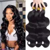 9A Brazilian Hair Bundles Body Wave Wavy Virgin Human Hair Extensions Wefts 10-26inch Thick End Greatremy