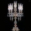 Bordslampor Crystal Lamp Modern Decora Art Crystals K9 Decor for Home Bedroom Living Room Decoration Bedside