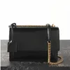 7A مصمم جودة حقيبة الكتف حقيبة غروب الشمس رجال نساء مع حلقة رئيسية WOC Crossbody حقيبة جلدية حقيقية محفظة Loulou Caviar Envelope Clutch Fashion Fashion