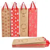 Decorações de Natal sacolas de presente com papel de seda marrom vermelho 4 5 x 15 3 em entrega de gota 2022 nerdsropebags500mg amx0o