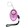 DHL Scream Loud Keychain Alarms 선물 선물 130dB 계란 모양 자체 방어 알람 여자 보안 보안 경보 개인 안전 FY7620 P0927
