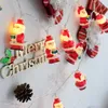 Strings Lovely Santa Claus LED String Lights 1.5M 3M Fairy Holiday Lighting For Kid's Bedroom Home Christmas Party Indoor Decoration