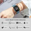 Y22 Smart Watch 1,72 inch Volledig touchscreen BT Call Fitness Hartslag Hartslag Bloeddrukmonitor Custom Wallpaper voor Android iOS