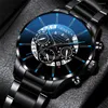 Wristwatches Relogio Masculino Luxury Watches Men Stainless Steel Analog Quartz Wrist Watch Mens Business Male Sports Leather Calendar Clock