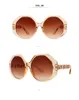 Luxury Designer Sunglasses New Fashion Street Shooting Large Frame Square Glasses