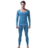 Vêtements de nuit pour hommes Caleçons longs Ensemble de maillot de corps sexy Gaze Sous-vêtements en dentelle transparente Chemises Mesh Tight See Througr Suit Ice Silk Compression Gay1