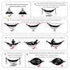 Móveis de acampamento Máximo de 300 kg Hammock grande Macame brasileiro Bohemia Tassel Swing Net Cadeir Out/Indoor Hanging Swings