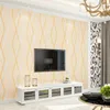 Duvar Kağıtları 3D Geometrik Eğri Şerit TV Arka Plan Duvar Kağıdı Kalınlaştırılmış Dokuma Yatak Odası Oturma Odası Duvar Dekoratif giysi