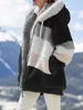 Damenjacken Frauen Winter Plus Größe Lange Teddyjacke Warme Dicke Fleece Faux Pelzmantel Plüsch Frau Casual 220926