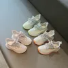 Babyskor Sneakers Spädbarnsskor Mode Småbarn Pojkeskor Flickor Mjuk Bekväm stickning Andas Mesh Sport Löparskor