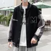 Men's Jackets Baseball uniform male spring and autumn couple loose stitching retro Hong Kong style jacket student brand ins casual 220927