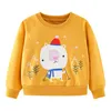 Pullover Little Maven Baby Girls Clothes Spring and Autumn Tops Cotton Sweatshirt Solid Color With Lovely Shirt for Kids 27 ￥r 220926