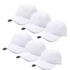 Berretto per sublimazione in bianco semplice Berretto Baseba con trasferimento di calore in poliestere con snapback regolabile Intero lotto C09277359027