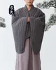 Ethnische Kleidung, Unisex, Herbst und Winter, warm, buddhistischer Laien-Meditationsumhang, Uniformen, Shaolin-Mönch-Umhang, Zen-Buddha-Abt-Anzüge