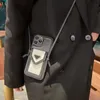 حافظات فاخرة بتصميم محفظة للجيب للبطاقات حقيبة يد كروسبودي حقيبة هاتف مضادة للصدمات غطاء جلدي لهاتف IPhone 14 Pro Max 13P 12 11 XR