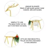 Candle Holders Metal Reindeer Tea Light Of Gold For Christmas Decoration Table Mantel Window Sill Holiday Wedding Housewarm Bdesports Am1Wz