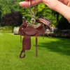 Decorative Figurines Saddle Car Ornament Charm Acrylic Pendant Key Rings Keychain Hangings Charms Western Interior