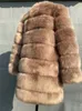 Kurtki damskie Zadorin Winter Furry Faux Fur Płaszcz Kurtki Kobiety grube ciepłe puszyste sztuczne futra kurtka przyczynowa przyczynowa przyjęcie uliczne 220926