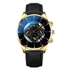Relógios de pulso relógio masculino relógios de luxo masculino de aço inoxidável quartzo analógico assista a homens