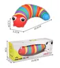 Giocattoli colorati lumaca di lumaca slug kawaii trasformata caterpillare per bambini la decompressione che sfoga giocattolo educativo per bambini 1108